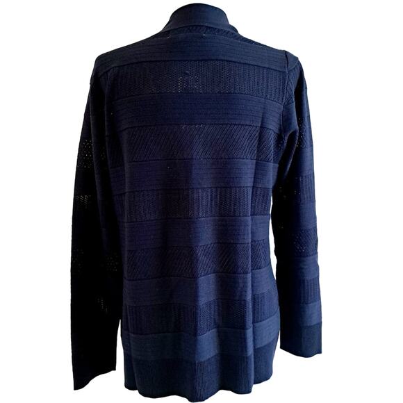 Karen Scott Open Front Knit Cardigan - Picture 6 of 7